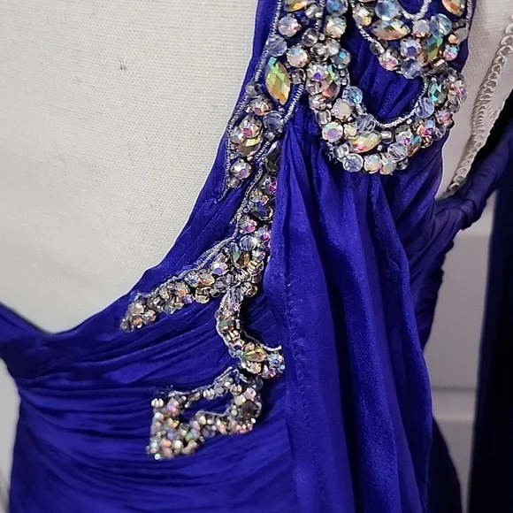 Elegant MacDuggal One-Shoulder Gown